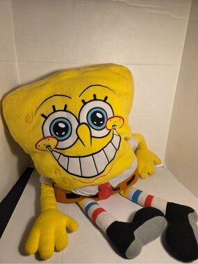 Large 2009 SpongeBob SquarePants Plush Viacom 28”